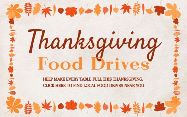 Thanksgiving Food Drives 2025