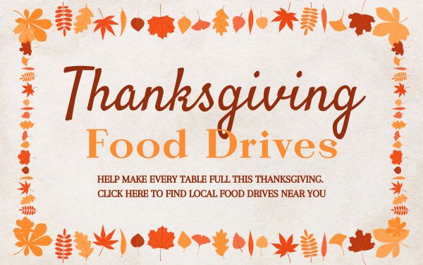 Thanksgiving Food Drives 2025